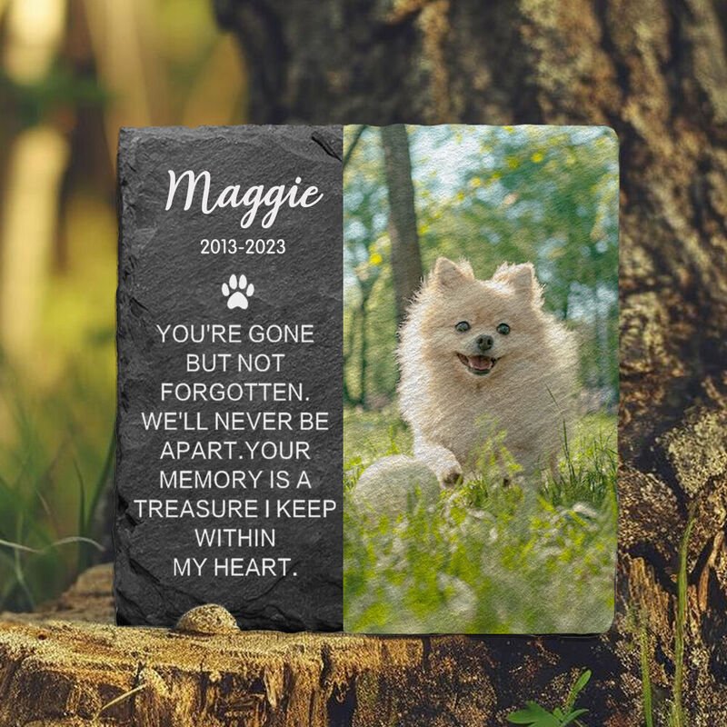 Personalized Memorial Stone Pet Grave Marker Sympathy Gift for Pet Owner