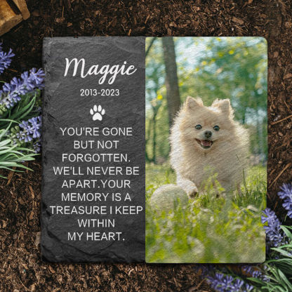 Personalized Memorial Stone Pet Grave Marker Sympathy Gift for Pet Owner