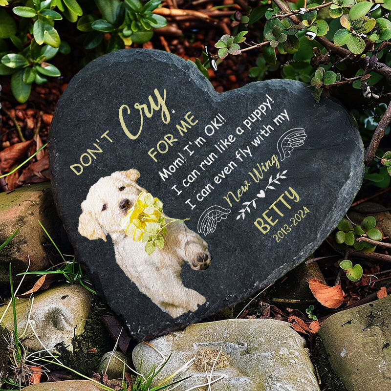 Personalized Memorial Stone Pet Grave Marker Memorial Gift for Pet Owner