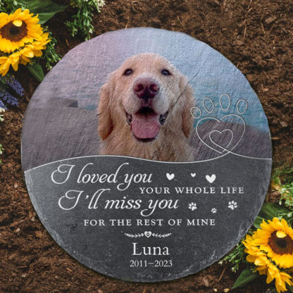 Personalized Memorial Stone Pet Tombstone of Condolence Gift to Pet Owners