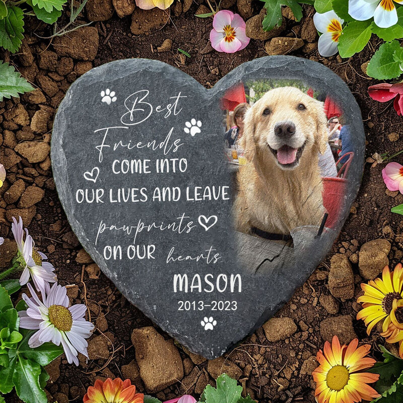 Custom Memorial Stone Sympathy Gift for Pet Owners