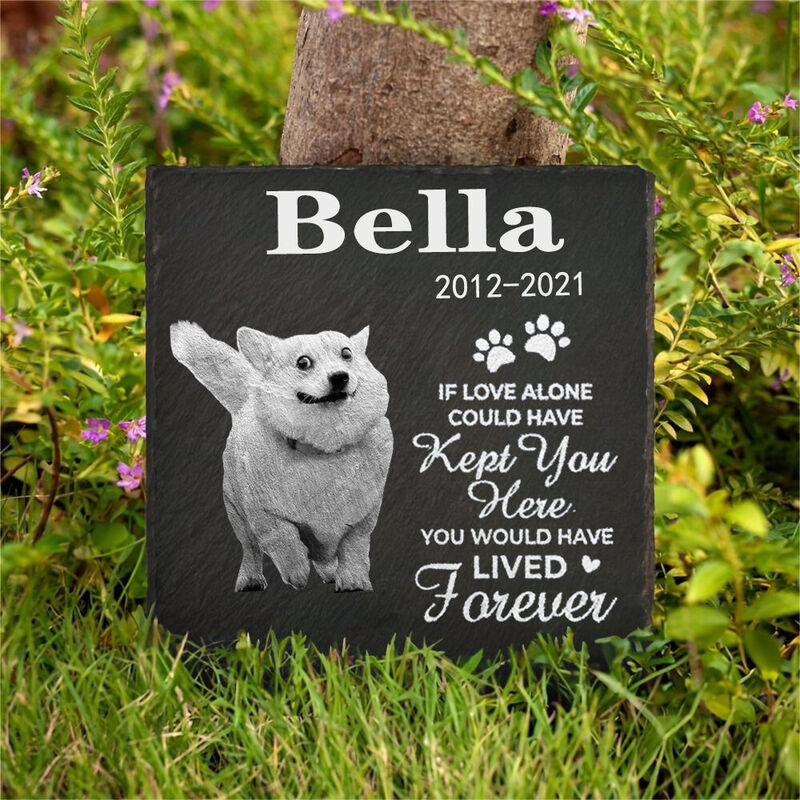 Personalized Memorial Stone Pet Grave Marker Memorial Gift for Pet Owner