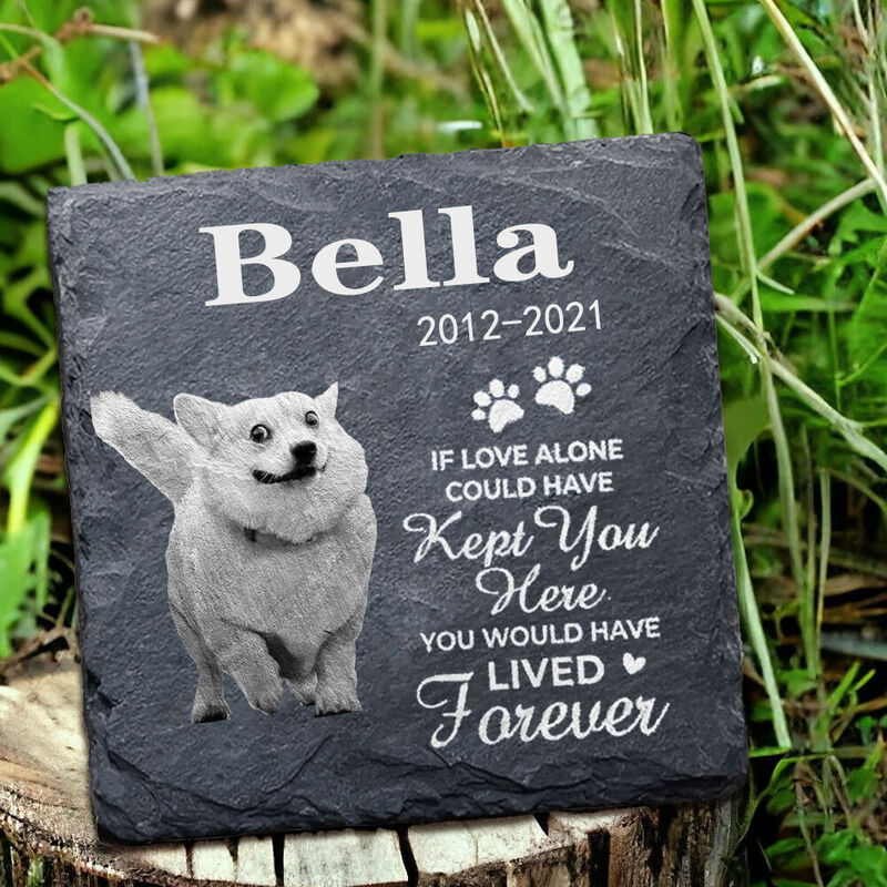 Personalized Memorial Stone Pet Grave Marker Memorial Gift for Pet Owner
