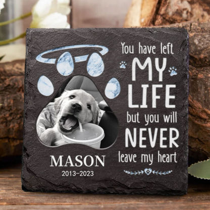 Personalized Memorial Stone Pet Dog Tombstone Gift for Pet Owner