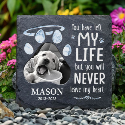 Personalized Memorial Stone Pet Dog Tombstone Gift for Pet Owner