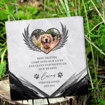 Personalized Memorial Stone Pet Tombstone Sympathy Gift for Pet Owner