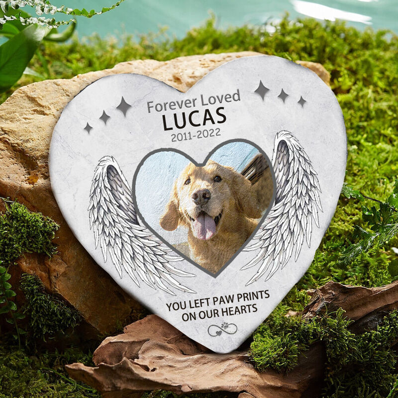 Personalized Memorial Stone Pet Grave Marker Memorial Gift for Pet Lover
