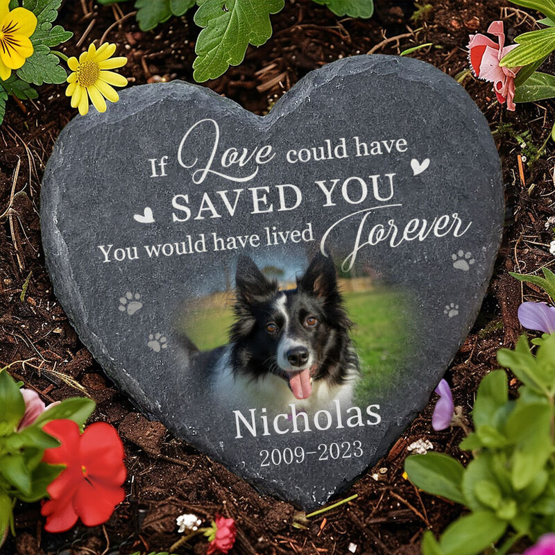 Custom Memorial Stone Garden Stone Pet Memorial Gifts for Pet Owners