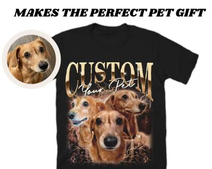 Custom Printing Vintage Hip Hop Vintage Pet Sweatshirt-Artloverhouse