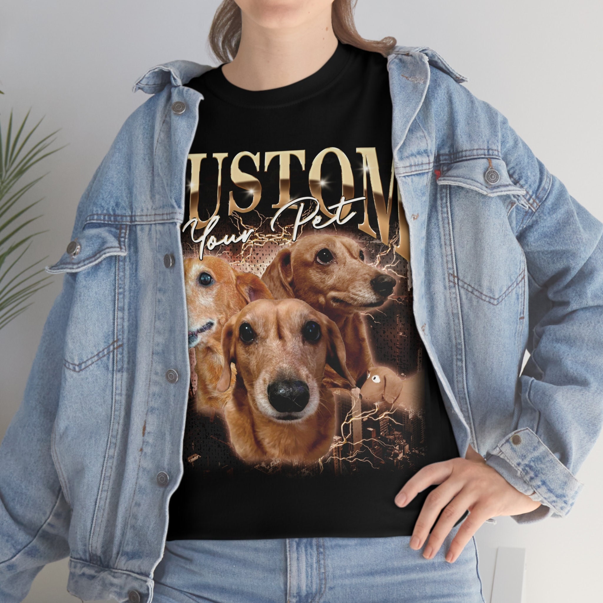 Custom Printing Vintage Hip Hop Vintage Pet Sweatshirt-Artloverhouse