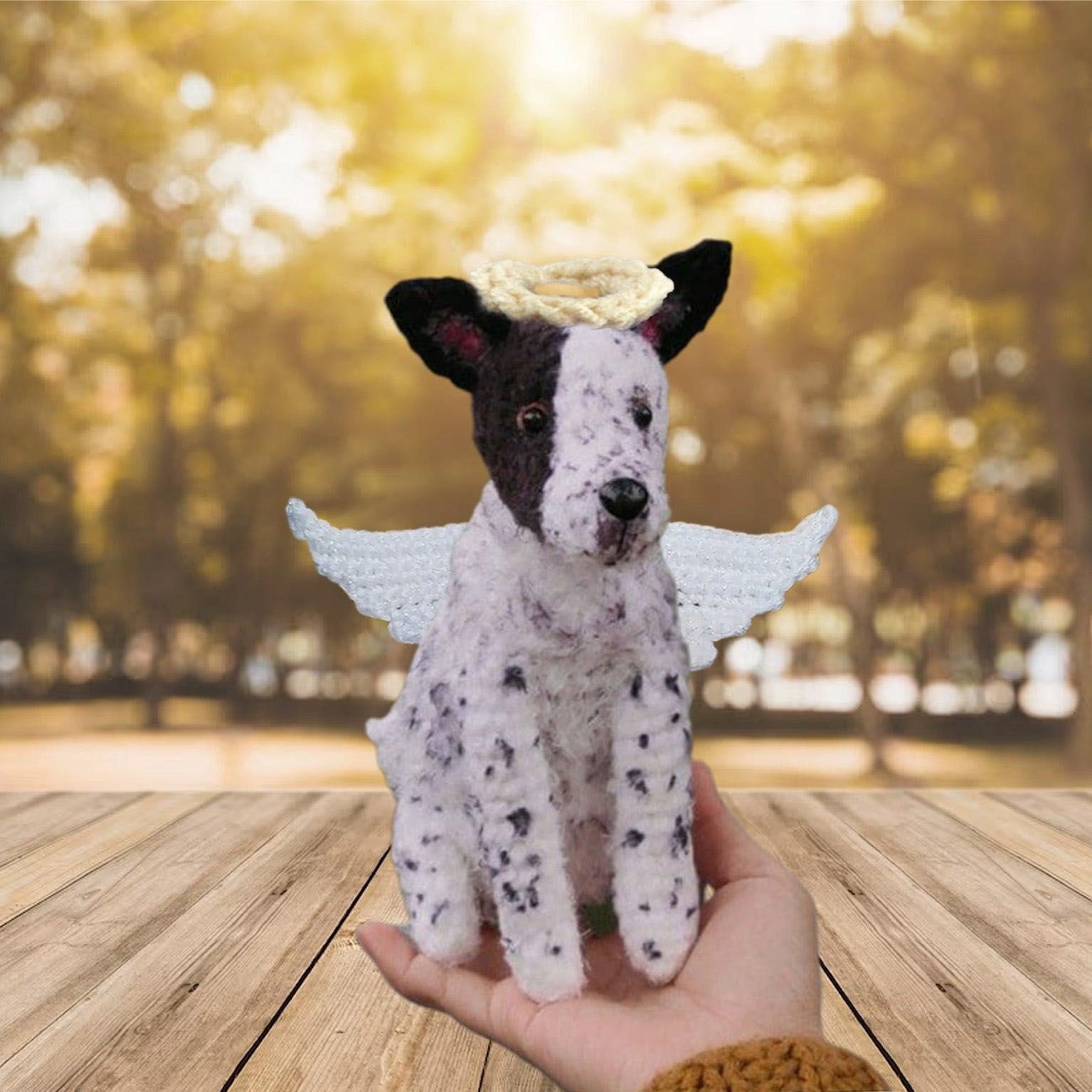 I Made It Home - Custom Crochet Pet Doll with Personalized Card