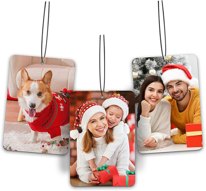 Custom Air Freshener for Car - Double Sided photo Personalized Air Freshener for Car