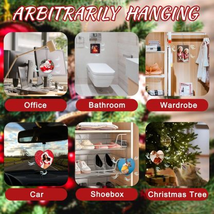 Custom Air Freshener for Car - Double Sided photo Personalized Air Freshener for Car