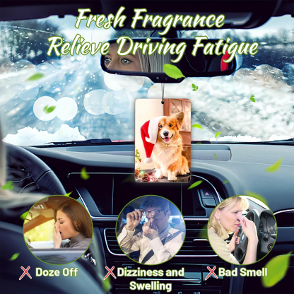 Custom Air Freshener for Car - Double Sided photo Personalized Air Freshener for Car