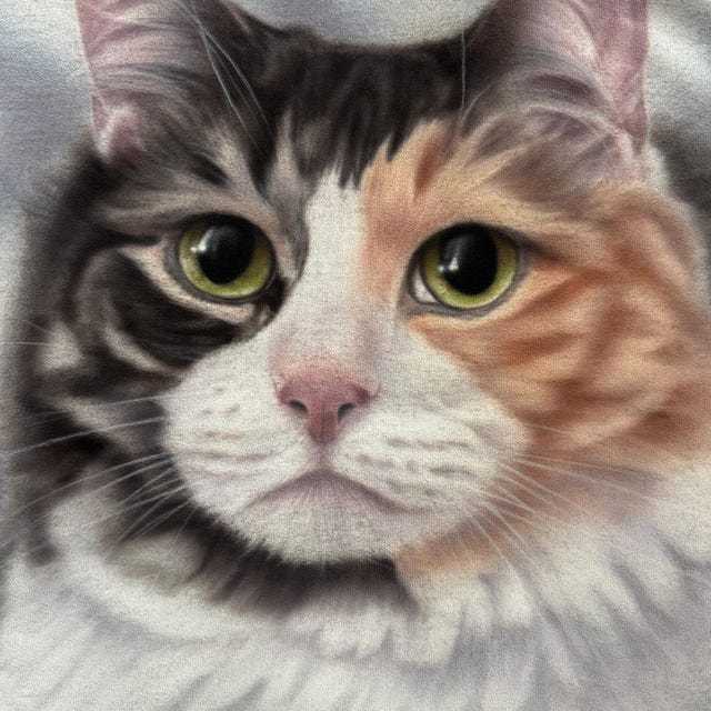Pet Portrait Custom Airbrush Tee, Sweatshirt, or Hoodie – Hand-Painted and Photo-Realistic from Your Image