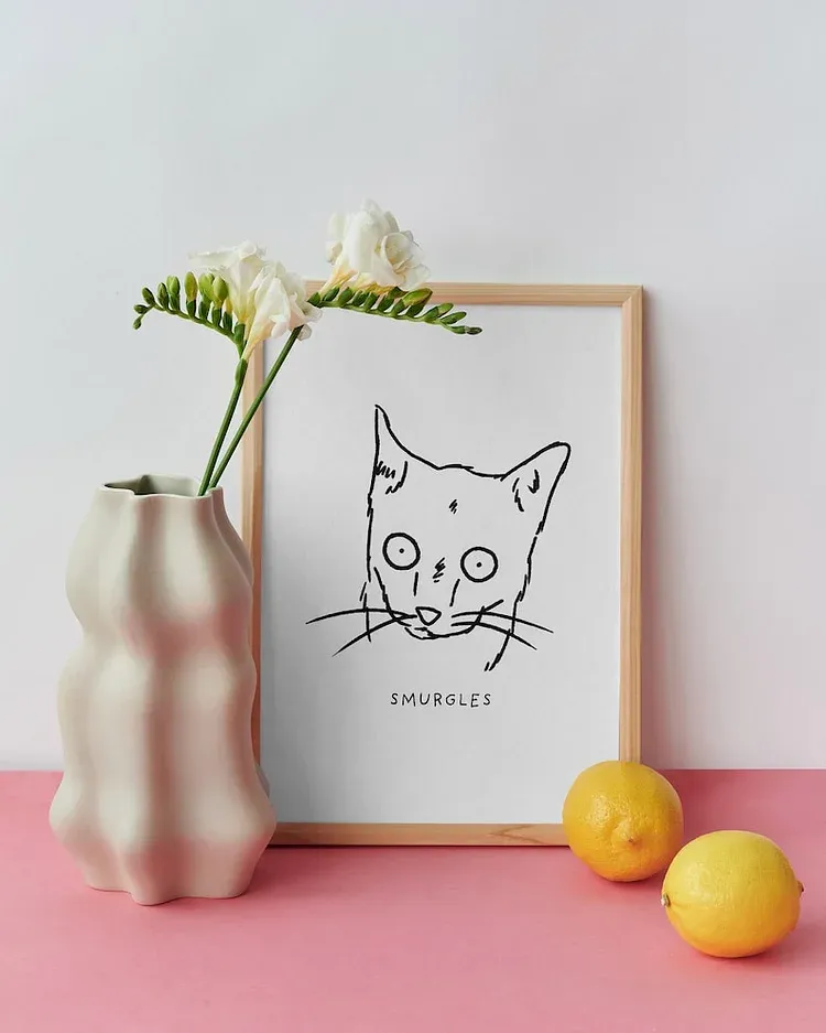 Custom Ugly Pet Portrait Art Canvas Custom Pet Portrait Art