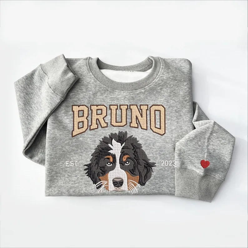 Custom Embroidered Pet  Sweatshirt