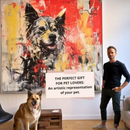 Basquiat Canvas 'The beast on fire' Special EditionTM-Artloverhouse
