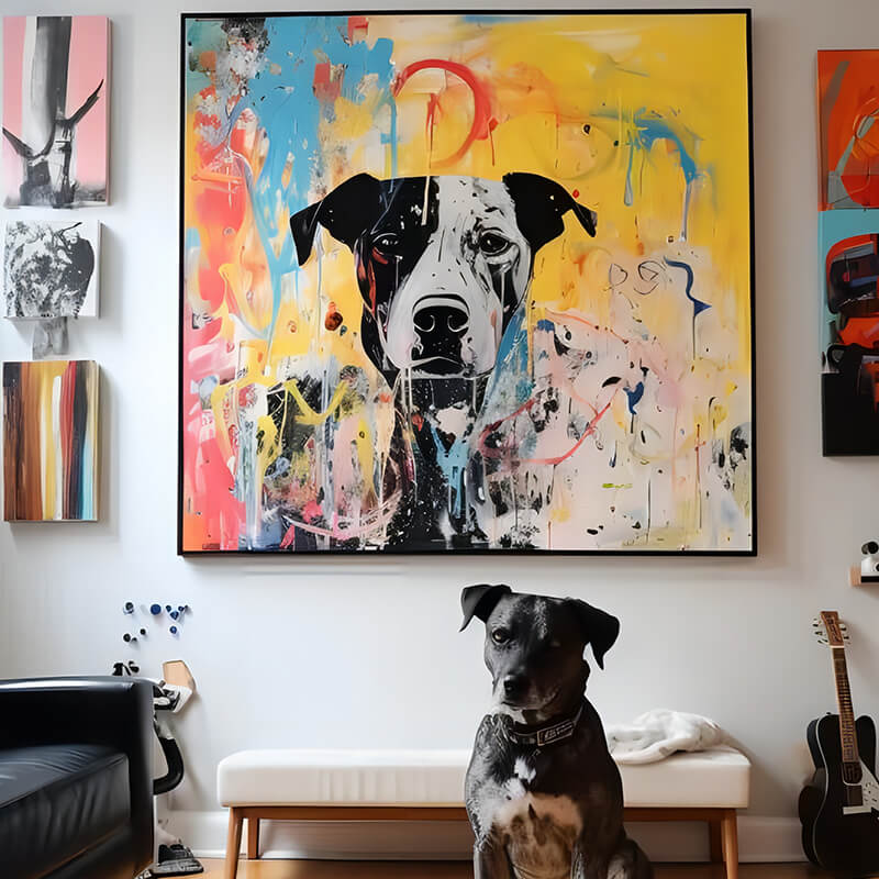 ’Yellow Graffiti‘ Canvas