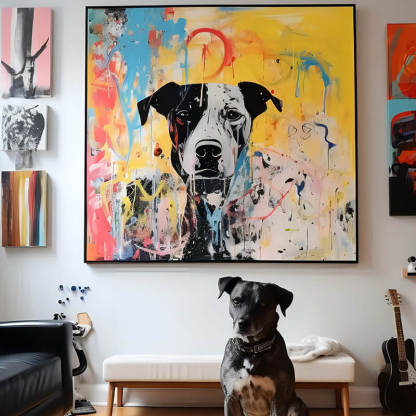’Yellow Graffiti‘ Canvas