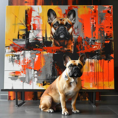 "The Beast On Fire" Special Edition Canvas-Artloverhouse