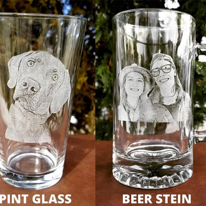 Custom Picture Rocks glass personalized whiskey glass-Artloverhouse
