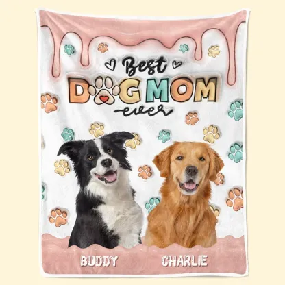 Custom Photo When I Needed A Hand, I Found A Paw - Dog & Cat Personalized Custom 3D Inflated Effect Printed Blanket