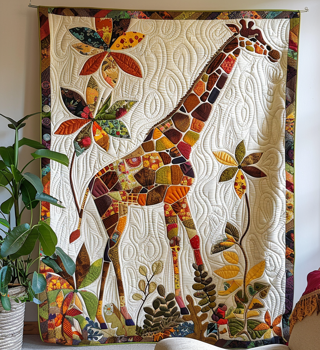 African Adventure Quilted Blanket