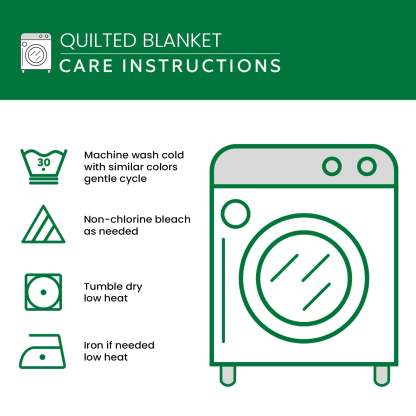 Abstract Kitty Quilted Blanket    
