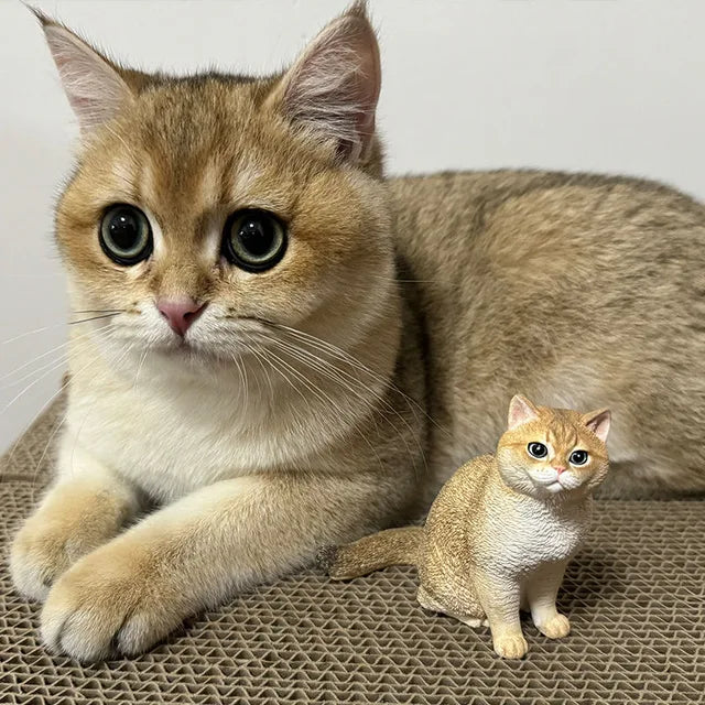🐱Adorable Cat Art, Always in Sight! - Custom Cat Sculpture