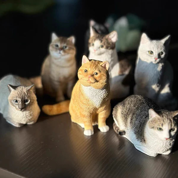 🐱Adorable Cat Art, Always in Sight! - Custom Cat Sculpture
