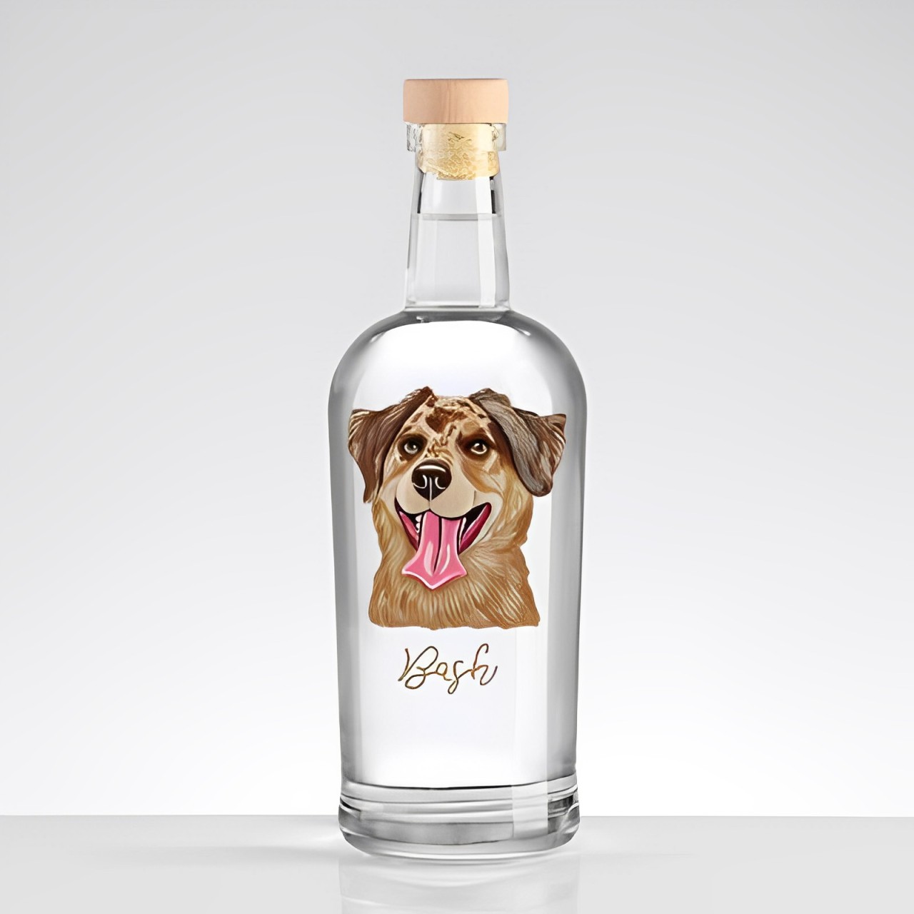 Custom Whiskey Bottles with Pet Portraits