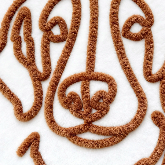 Custom Chenille Yarn Embroidered Pet Sweatshirt, Embroidered Pet Portrait, Gift For Dog Dad/Mom