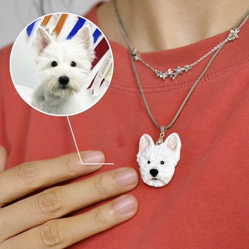 Custom Pet Sculpture Necklace