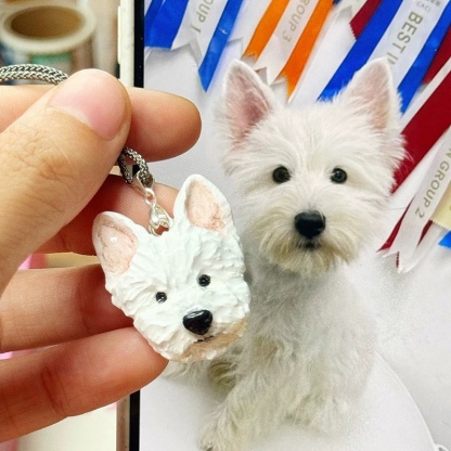 Custom Pet Sculpture Necklace – A Unique Keepsake for Pet Lovers 🐾