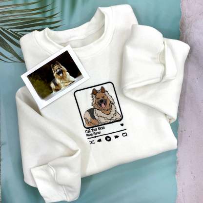 Custom Pet Photo Music Embroidery Player