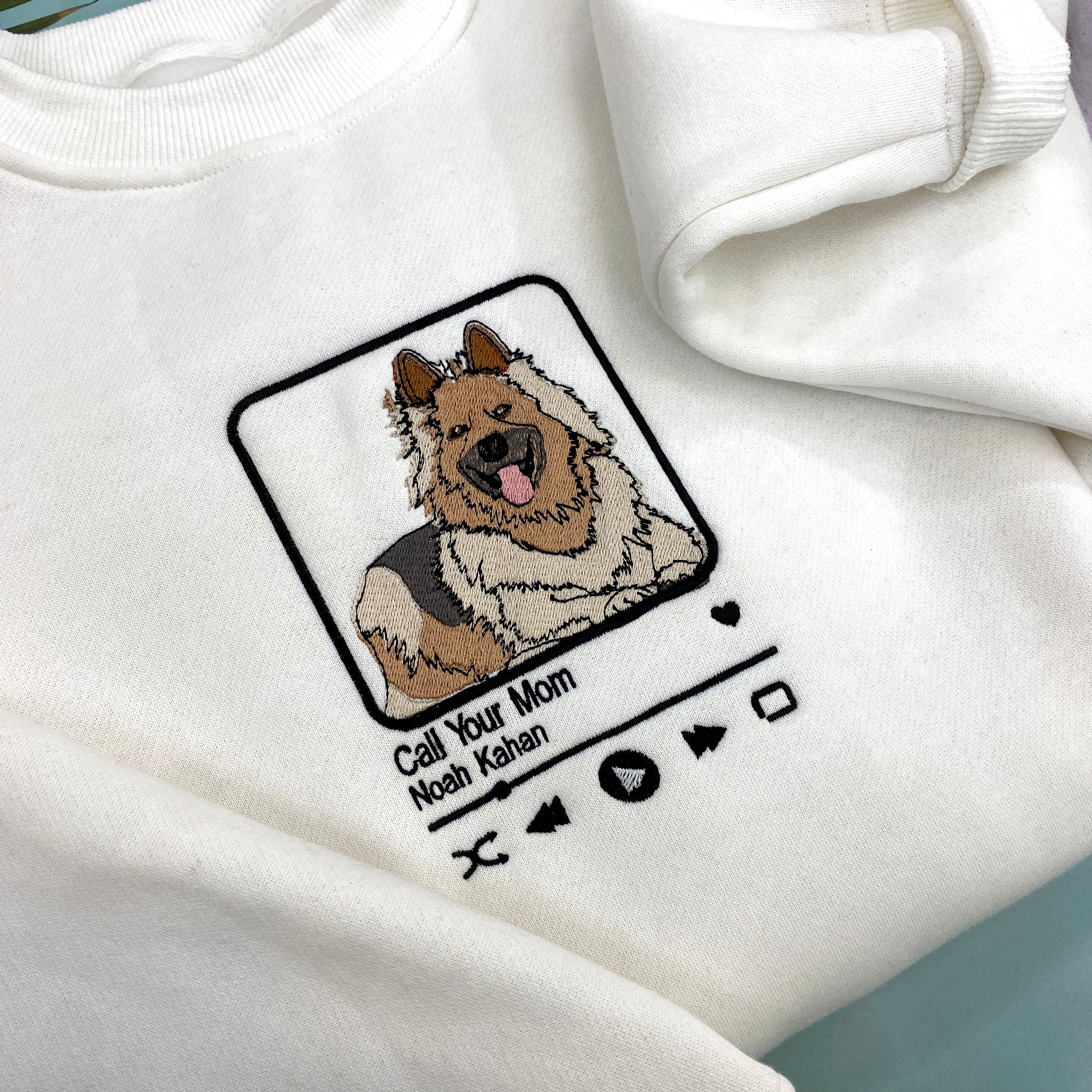 Custom Pet Photo Music Embroidery Player