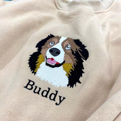 Custom Pet Photo Music Embroidery Player