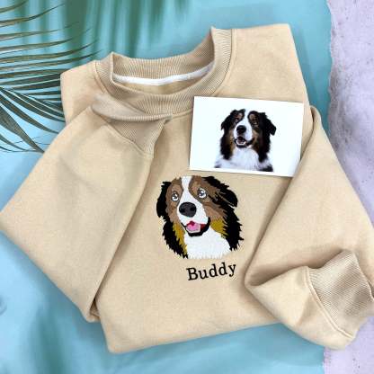 Custom Pet Photo Music Embroidery Player