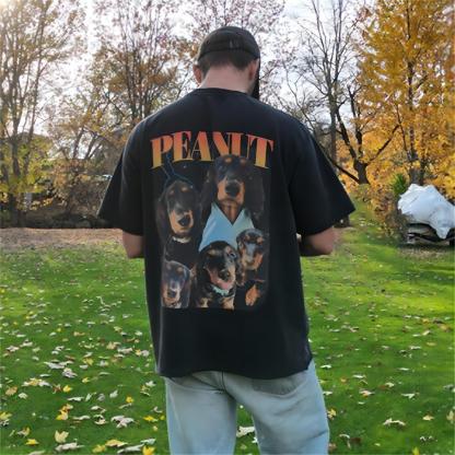 🐾✨Paw-some Style, Tail-Wagging Fun! - Custom Printing Vintage Hip Hop Vintage Pet Sweatshirt