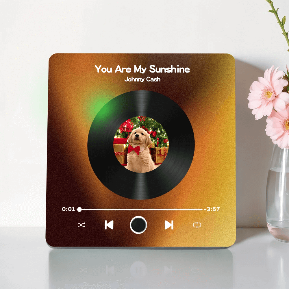 🎄🐾Turn Up the Cheer with Your Pet’s Smile – Custom Pet Photo Music F