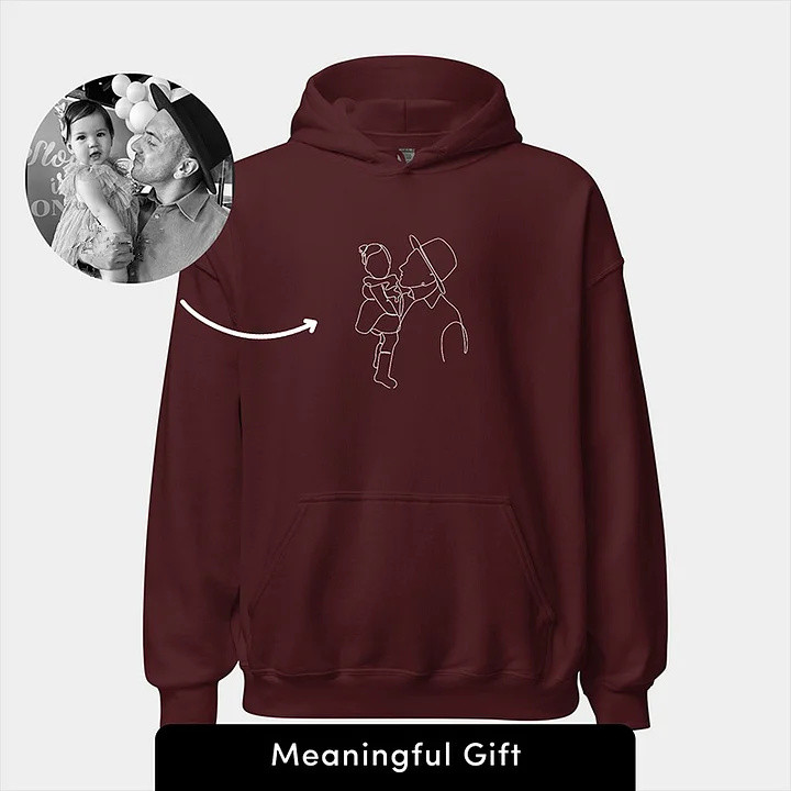 Custom Embroidered Hoodie-Artloverhouse