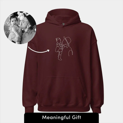 Custom Embroidered Hoodie-Artloverhouse