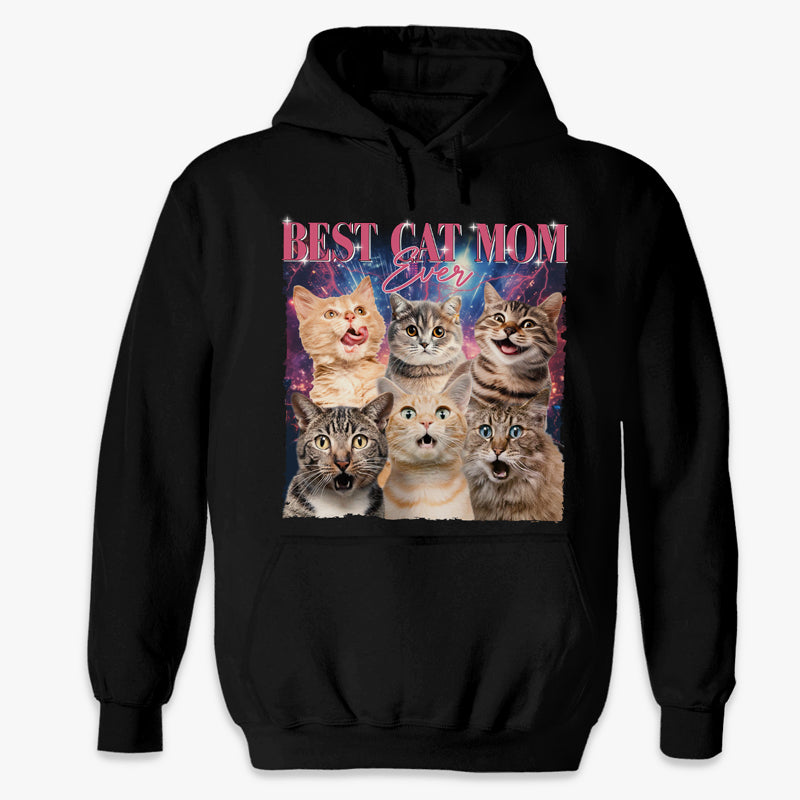 Custom Photo Printing Best Cat Dad Ever - Dog & Cat Personalized Custom Unisex T-shirt, Hoodie, Sweatshirt-Artloverhouse