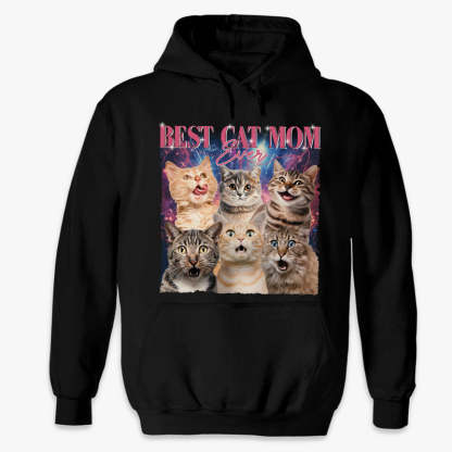 Custom Photo Printing Best Cat Dad Ever - Dog & Cat Personalized Custom Unisex T-shirt, Hoodie, Sweatshirt-Artloverhouse