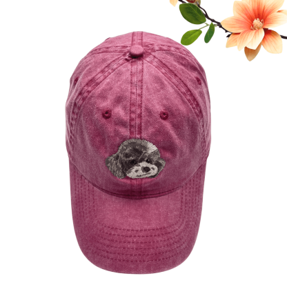 Custom Pet Embroidered Retro Hat