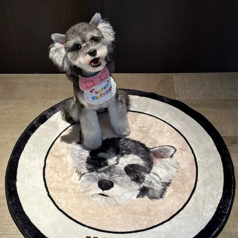 Custom Pet Rug - Personalized Pet Portrait Decorative Rug