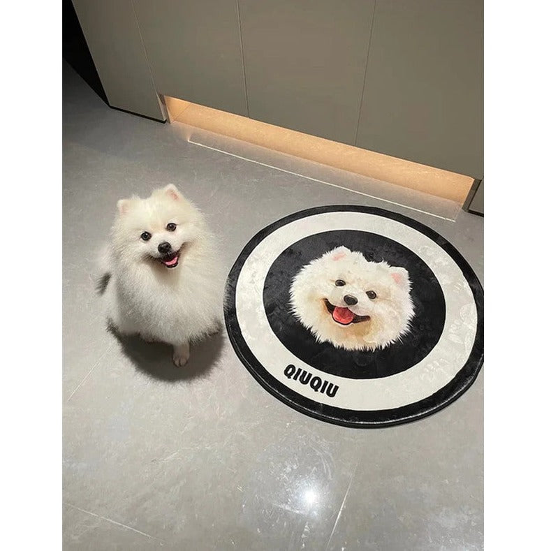 Custom Pet Rug - Personalized Pet Portrait Decorative Rug