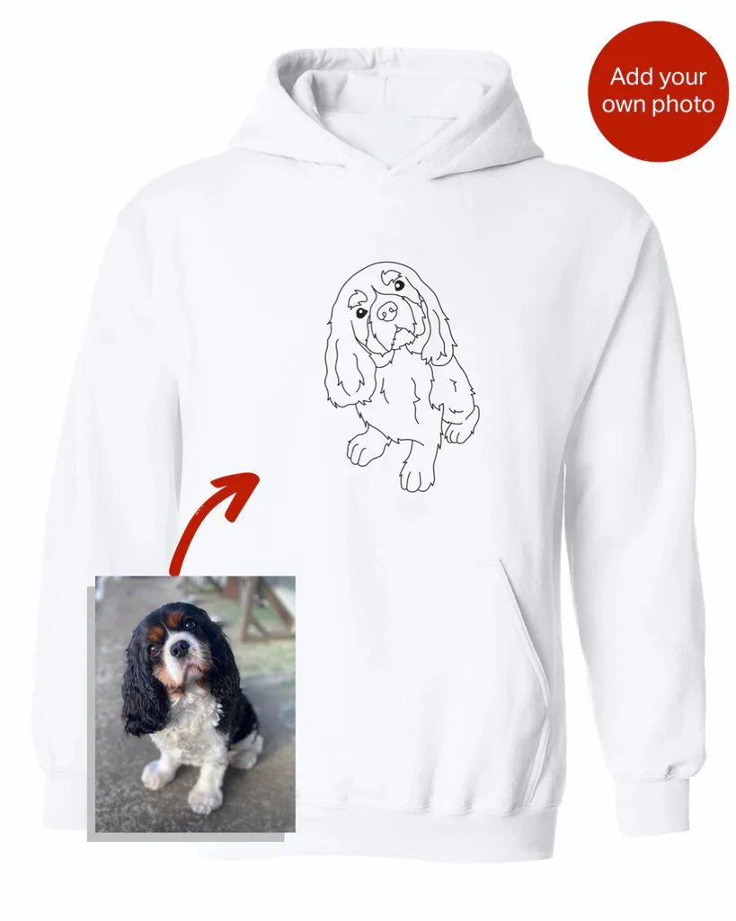 Custom Embroidered Hoodie-Artloverhouse