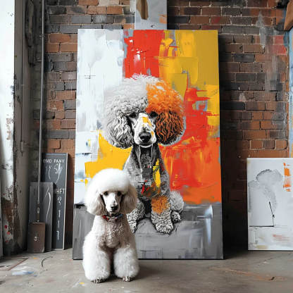 "The Beast On Fire" Special Edition Canvas-Artloverhouse